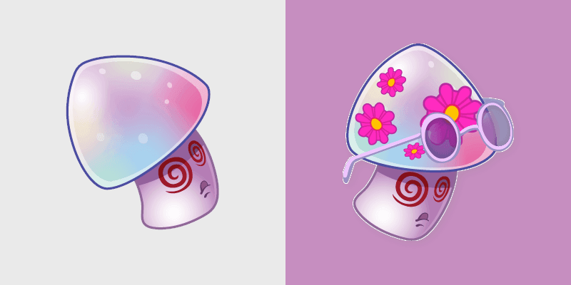 Hypno-Shroom custom cursor pack preview for Chrome, Edge and Windows