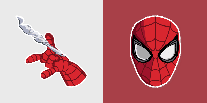Spider-Man Action Poses custom cursor pack preview for Chrome, Edge and Windows