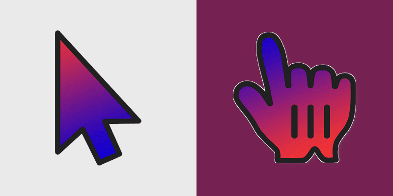 Chilled Delights custom cursor pack preview for Chrome, Edge and Windows