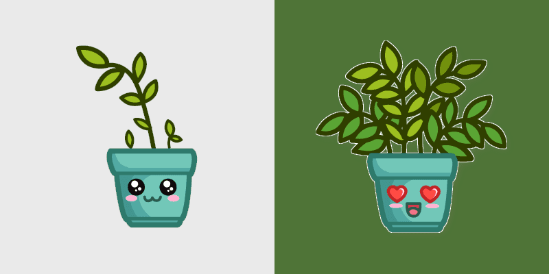Custom Kawaii custom cursor pack preview for Chrome, Edge and Windows