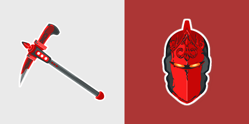Red Knight custom cursor pack preview for Chrome, Edge and Windows