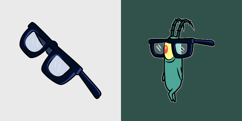 Custom Spongebob Plankton custom cursor pack preview for Chrome, Edge and Windows
