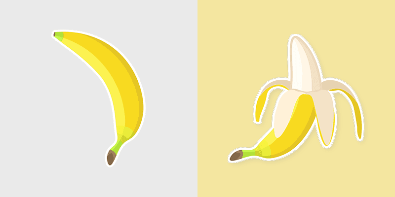 Banana Cursor Pack - Fruity Delight preview for Chrome, Edge and Windows