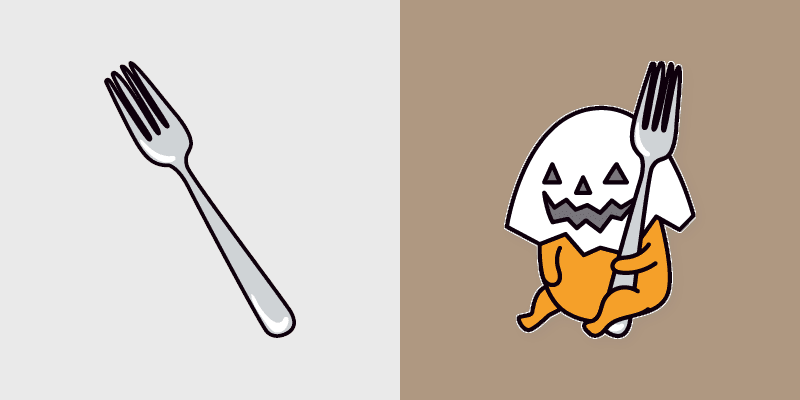 Cute Gudetama Custom Cursor Pack for Halloween preview for Chrome, Edge and Windows