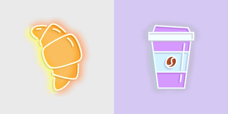 Croissant custom cursor pack preview for Chrome, Edge and Windows