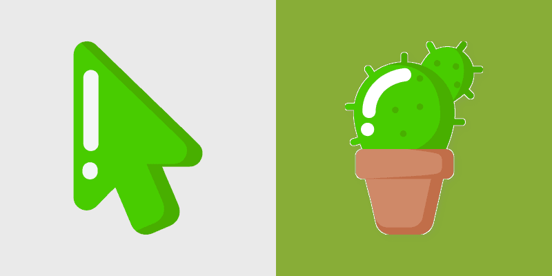Minimal Nature & Animals custom cursor collection preview
