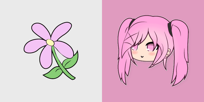 Sakura Flower custom cursor pack preview for Chrome, Edge and Windows