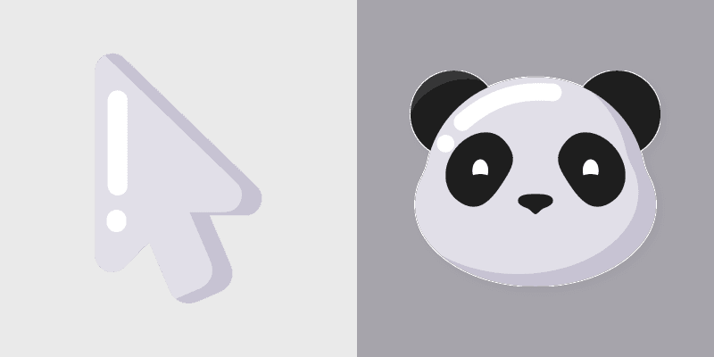 Minimal Monochrome custom cursor collection preview