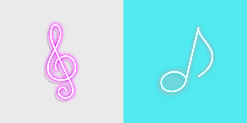 Music custom cursor pack preview for Chrome, Edge and Windows