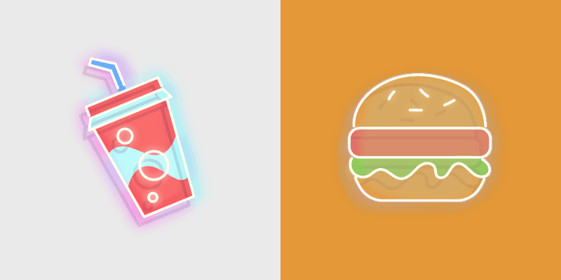 Soda Burger custom cursor pack preview for Chrome, Edge and Windows