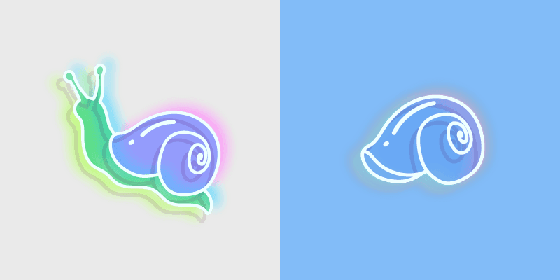 Snail custom cursor pack preview for Chrome, Edge and Windows