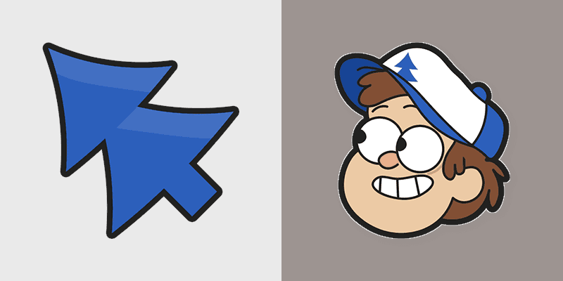 Oregon Mystery custom cursor pack preview for Chrome, Edge and Windows
