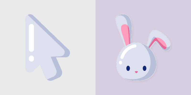Whisker Minimal custom cursor pack preview for Chrome, Edge and Windows