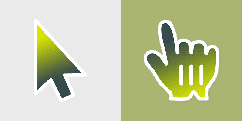 Flying Lemon custom cursor pack preview for Chrome, Edge and Windows