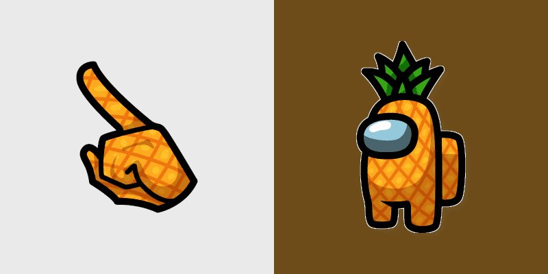 Among Us Food & Fun custom cursor collection preview