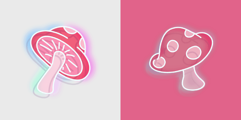 Mushroom custom cursor pack preview for Chrome, Edge and Windows