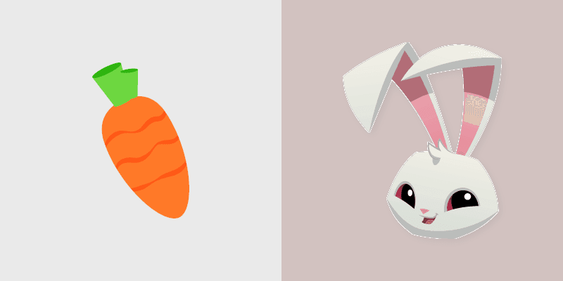 Carrot Bunny custom cursor pack preview for Chrome, Edge and Windows