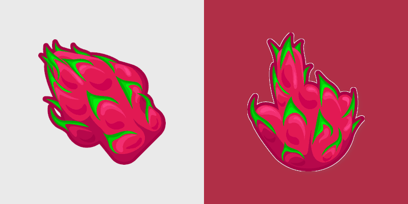 Dragon Fruit Pink custom cursor pack preview for Chrome, Edge and Windows