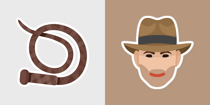 Indiana Jones custom cursor pack preview for Chrome, Edge and Windows