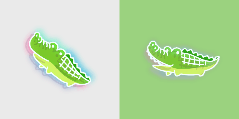 Crocodile custom cursor pack preview for Chrome, Edge and Windows