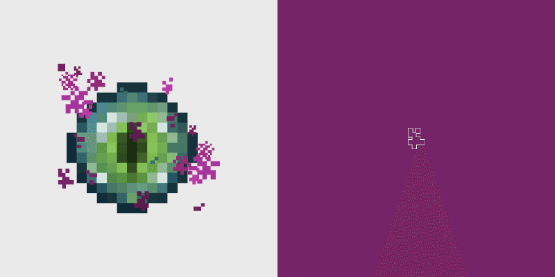 End Portal Frame custom cursor pack preview for Chrome, Edge and Windows