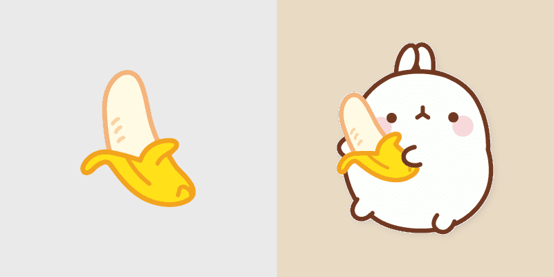 Molang Rabbit custom cursor pack preview for Chrome, Edge and Windows