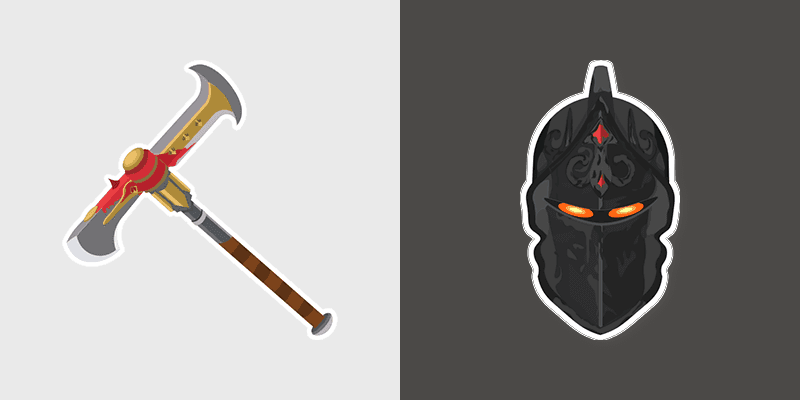 Black Knight custom cursor pack preview for Chrome, Edge and Windows