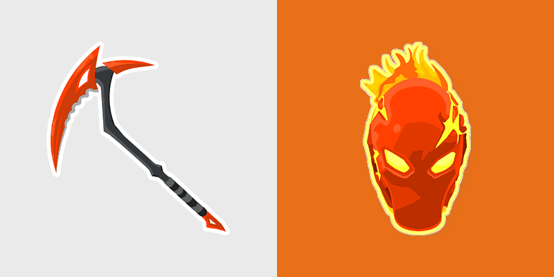 Inferno Skin custom cursor pack preview for Chrome, Edge and Windows