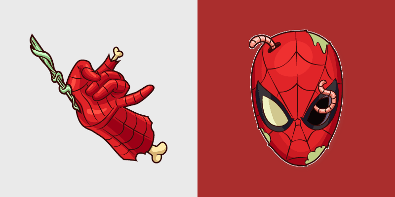 Zombie Spider-Man custom cursor pack preview for Chrome, Edge and Windows