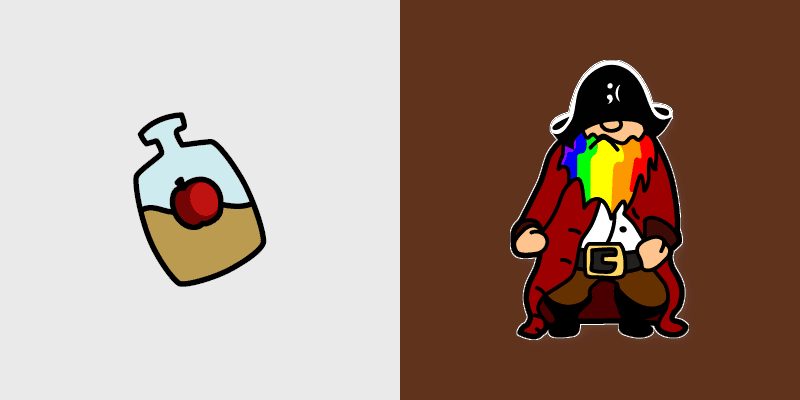Captain Manly Beard custom cursor pack preview for Chrome, Edge and Windows