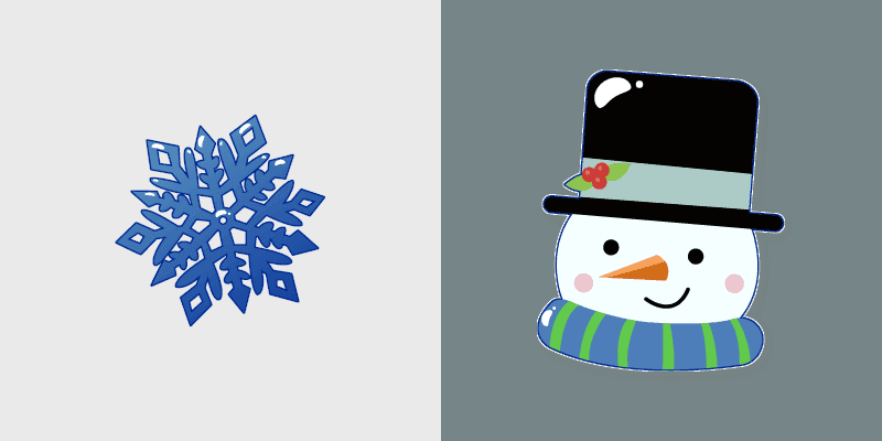 Winter Whimsy custom cursor pack preview for Chrome, Edge and Windows