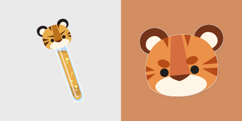 Golden Tiger custom cursor pack preview for Chrome, Edge and Windows