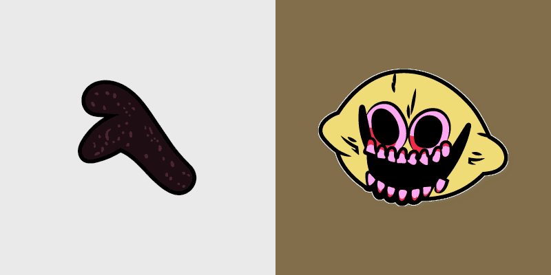 Monster custom cursor pack preview for Chrome, Edge and Windows