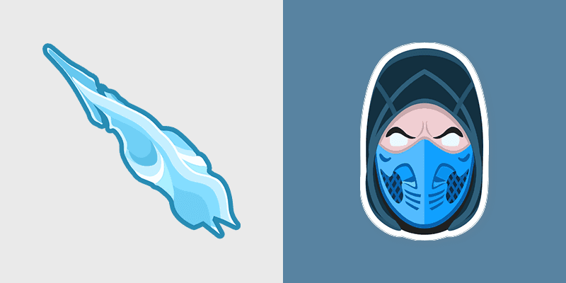 Sub-Zero custom cursor pack preview for Chrome, Edge and Windows