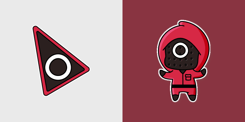 Squid Game Pack Two custom cursor pack preview for Chrome, Edge and Windows