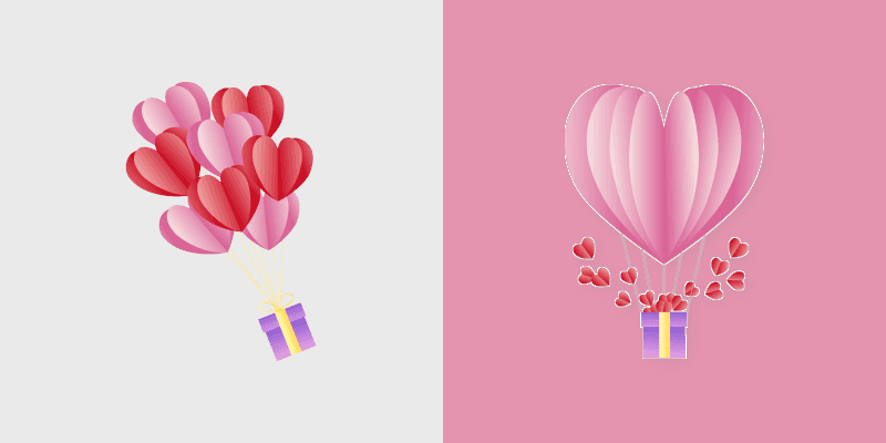 Origami Love Blooms custom cursor pack preview for Chrome, Edge and Windows