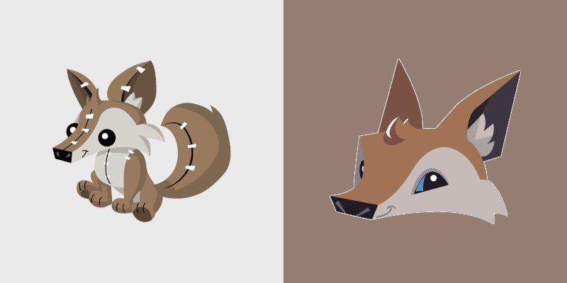 Wild Coyote custom cursor pack preview for Chrome, Edge and Windows