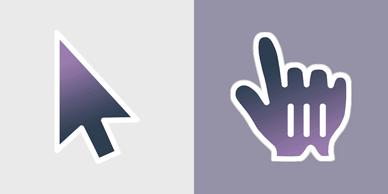 Plum Charm custom cursor pack preview for Chrome, Edge and Windows