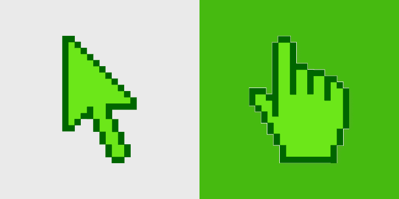Color Pixels Accent Mix custom cursor collection preview