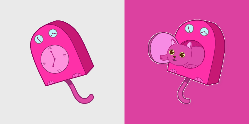Alarm Cat custom cursor pack preview for Chrome, Edge and Windows