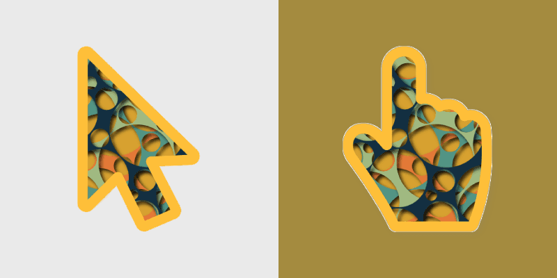 Eco Friendly custom cursor pack preview for Chrome, Edge and Windows