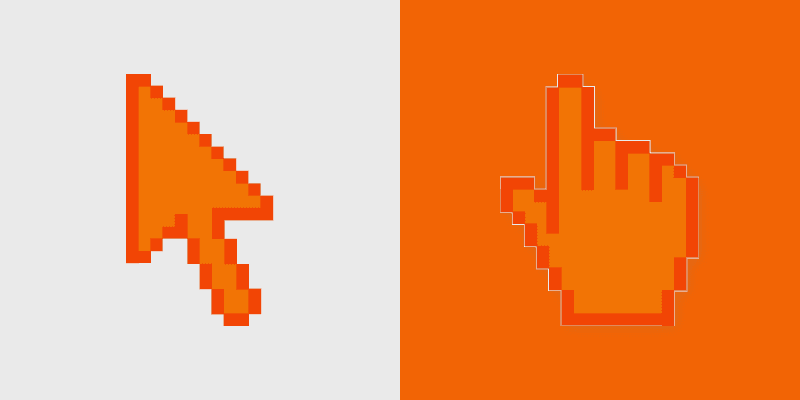 Pumpkin Harvest custom cursor pack preview for Chrome, Edge and Windows