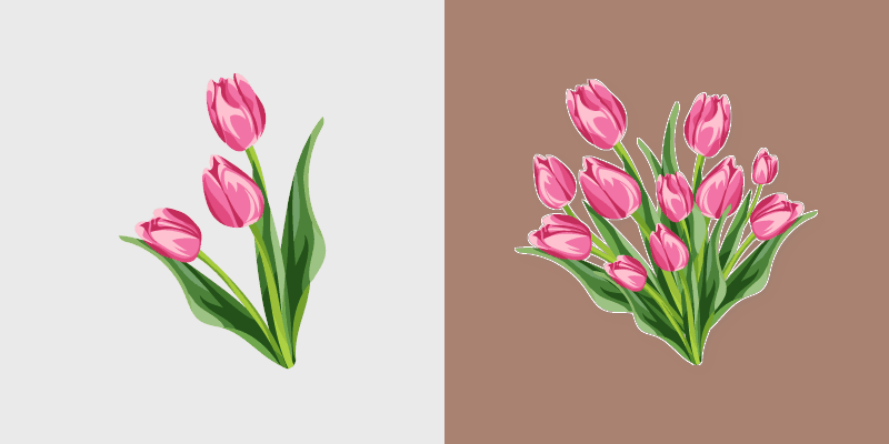 Tulip Cursor Pack for Windows preview for Chrome, Edge and Windows