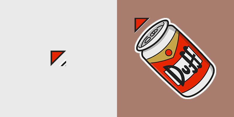 Homer Duff Beer custom cursor pack preview for Chrome, Edge and Windows