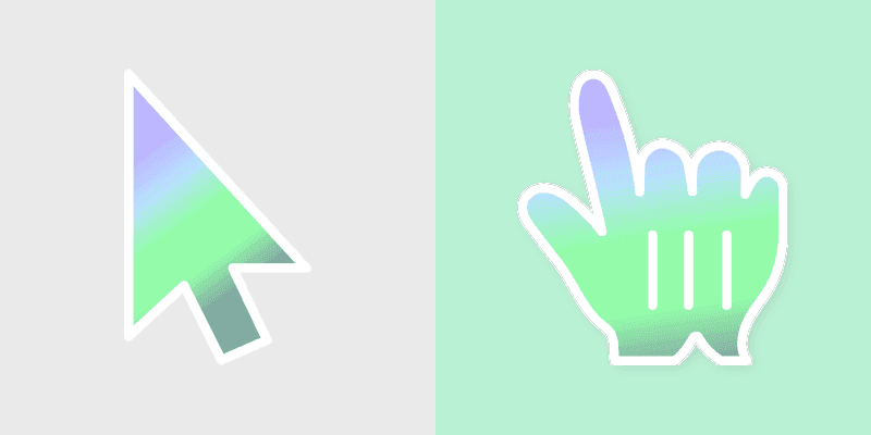 Uranus Planet custom cursor pack preview for Chrome, Edge and Windows