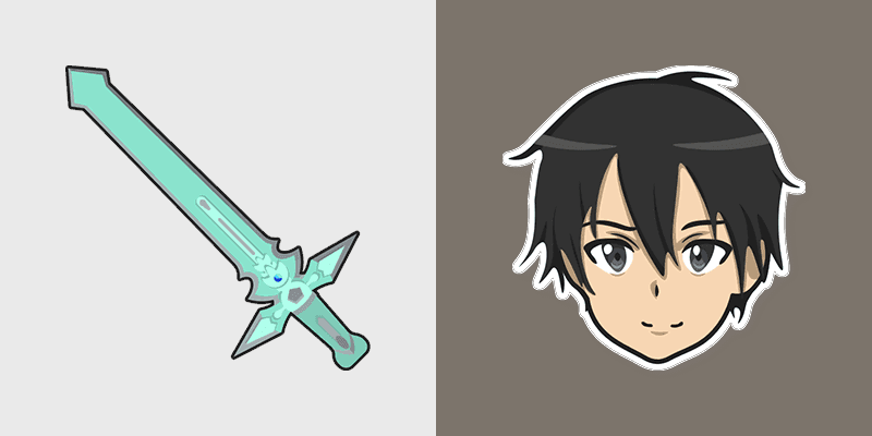 Anime Isekai & Fantasy custom cursor collection preview