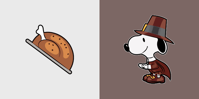 Pilgrim Snoopy custom cursor pack preview for Chrome, Edge and Windows