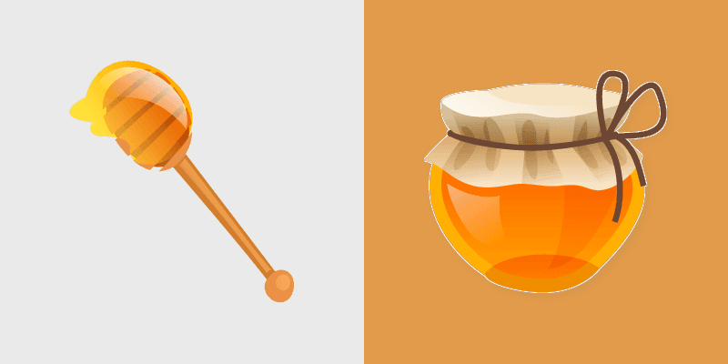 Thanksgiving Honey custom cursor pack preview for Chrome, Edge and Windows