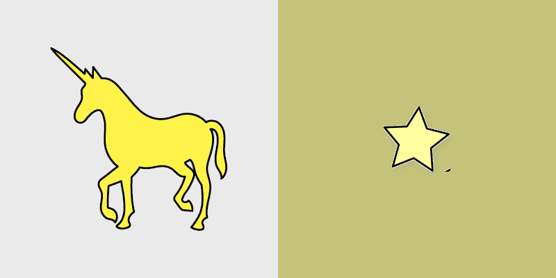 Unicorn Stars custom cursor pack preview for Chrome, Edge and Windows