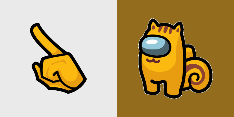 Sanrio Crewmate custom cursor pack preview for Chrome, Edge and Windows